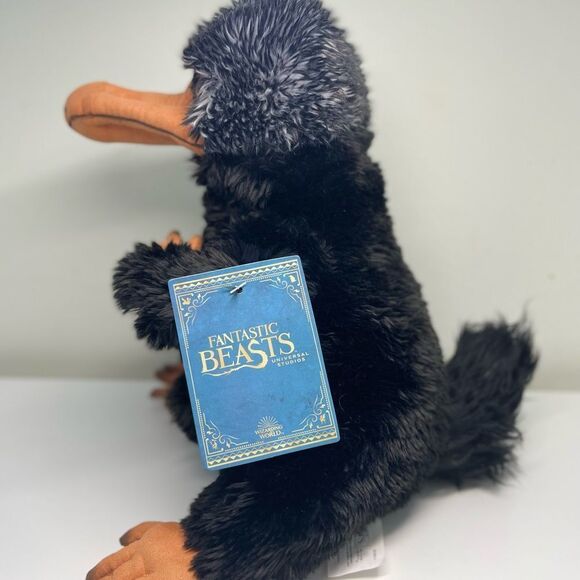 Fantastic Beasts Plush Niffler Harry Potter 11” Black Stuffed Animal NWT - Picture 2 of 6